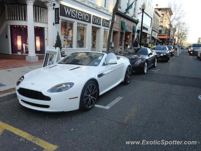 Aston Martin Vantage spotted in Red Bank, New Jersey