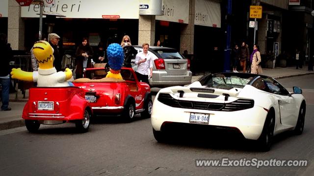 Mclaren MP4-12C spotted in Toronto, Canada