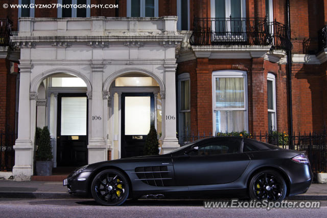 Mercedes SLR spotted in London, United Kingdom