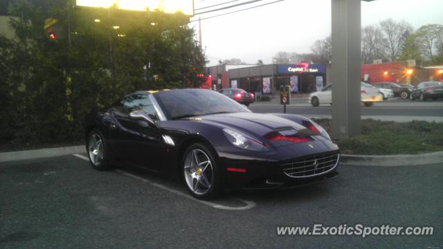 Ferrari California spotted in Hewlett, New York