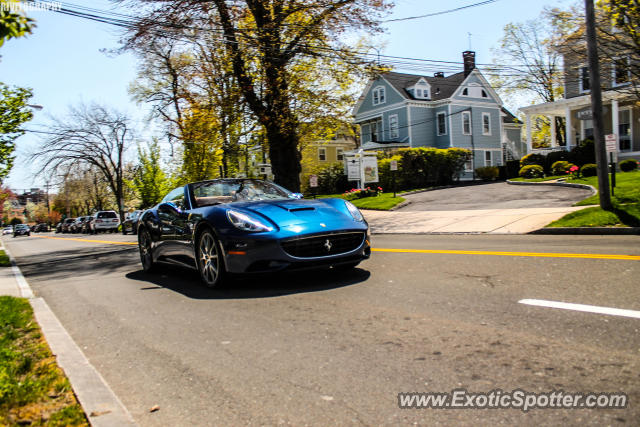 Ferrari California spotted in Greenwich, Connecticut