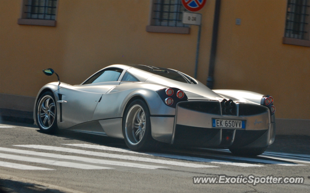 Pagani Huayra spotted in Modena, Italy