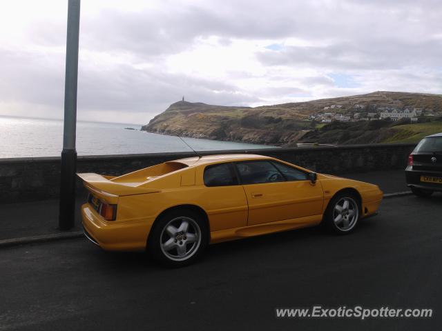 Lotus Esprit spotted in Port erin, United Kingdom