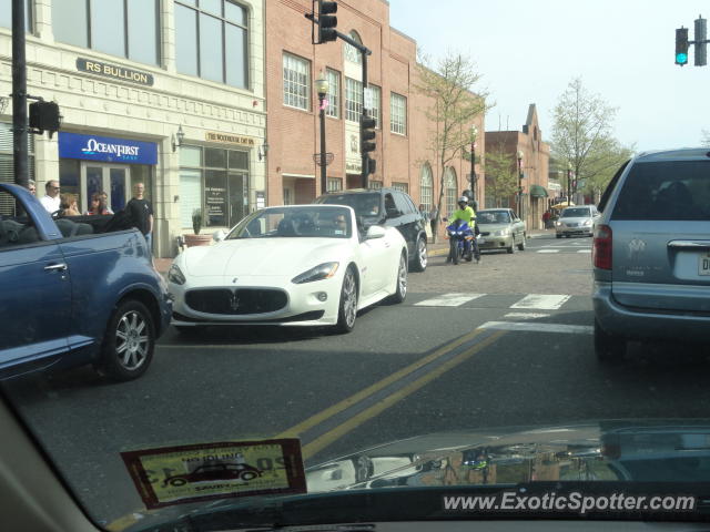 Maserati GranCabrio spotted in Red Bank, New Jersey