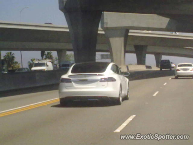 Tesla Model S spotted in Irvine, California