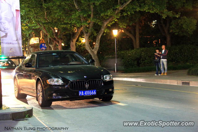 Maserati Quattroporte spotted in Shanghai, China