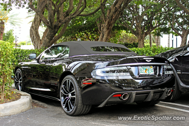 Aston Martin DBS spotted in Miami, Florida