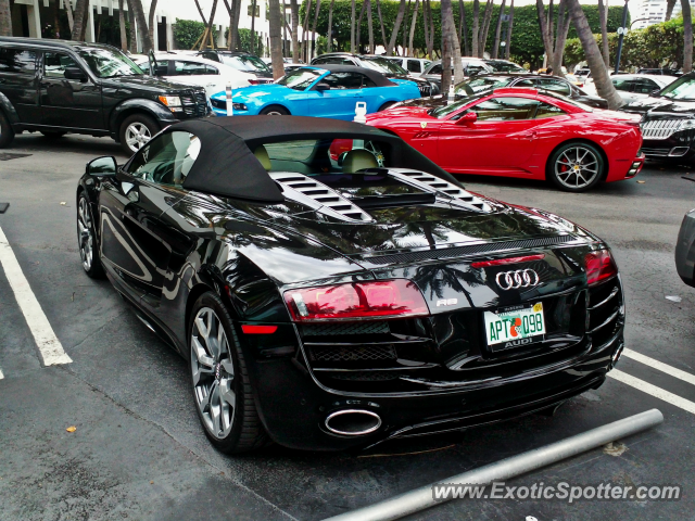 Audi R8 spotted in Miami Beach, Florida