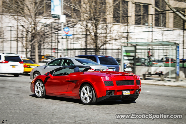 Lamborghini Gallardo spotted in Manhattan, New York