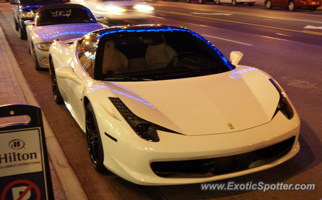 Ferrari 458 Italia spotted in Columbus, Ohio