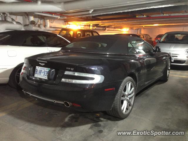 Aston Martin DB9 spotted in Toronto, Canada