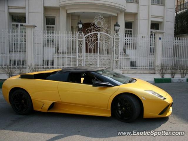 Lamborghini Murcielago spotted in Tehran, Iran