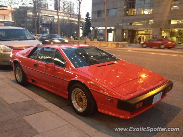 Lotus Esprit spotted in Toronto, Canada