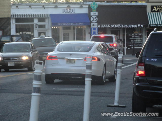 Tesla Model S spotted in Red Bank, New Jersey