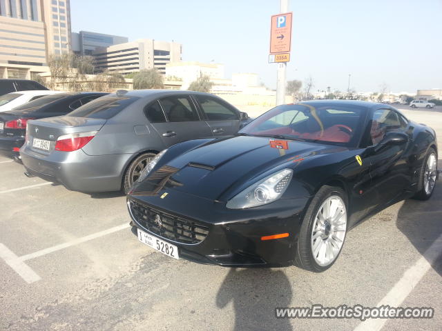 Ferrari California spotted in Dubai, United Arab Emirates