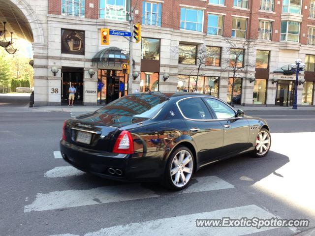 Maserati Quattroporte spotted in Toronto, Canada