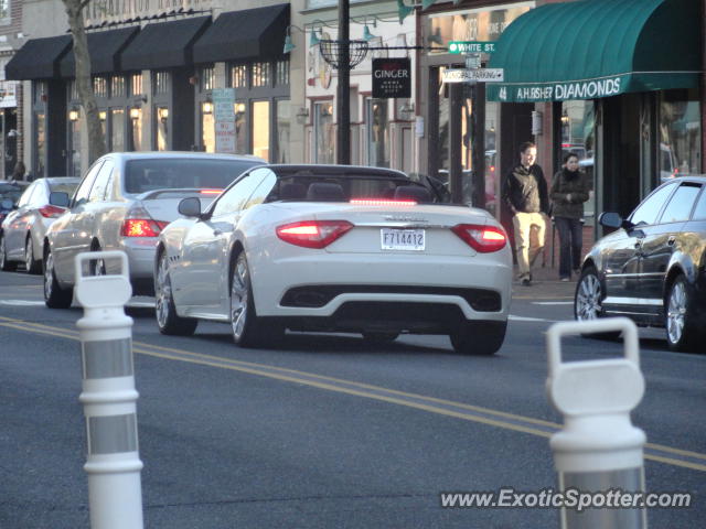 Maserati GranCabrio spotted in Red Bank, New Jersey