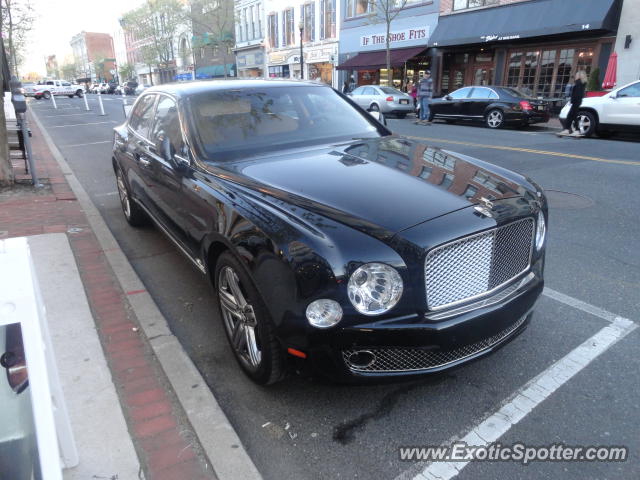 Bentley Mulsanne spotted in Red Bank, New Jersey