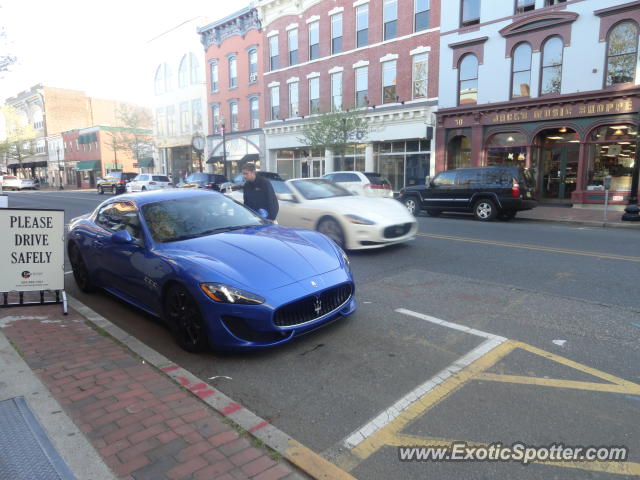 Maserati GranCabrio spotted in Red Bank, New Jersey