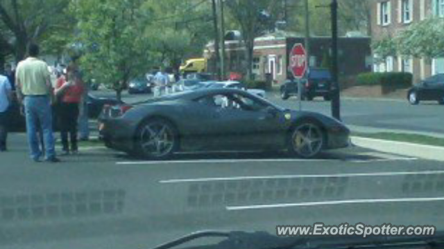 Ferrari 458 Italia spotted in New canaan, Connecticut