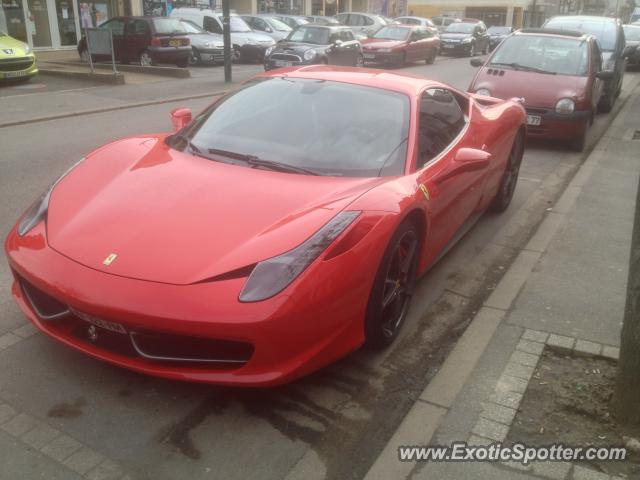 Ferrari 458 Italia spotted in Pontault-Combaul, France