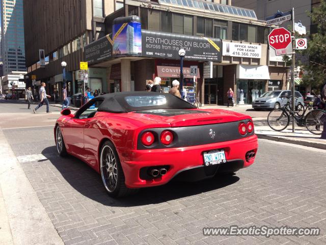 Ferrari 360 Modena spotted in Toronto, Canada