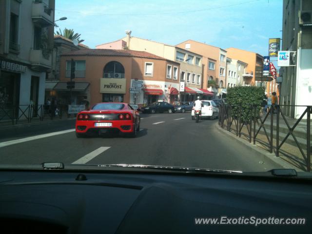 Ferrari 360 Modena spotted in Ile rousse, France