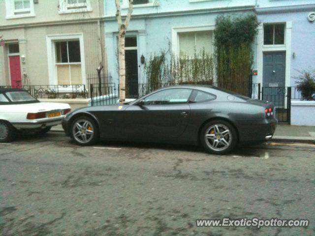 Ferrari 612 spotted in London, United Kingdom