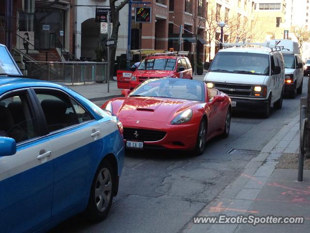 Ferrari California spotted in Toronto, Canada