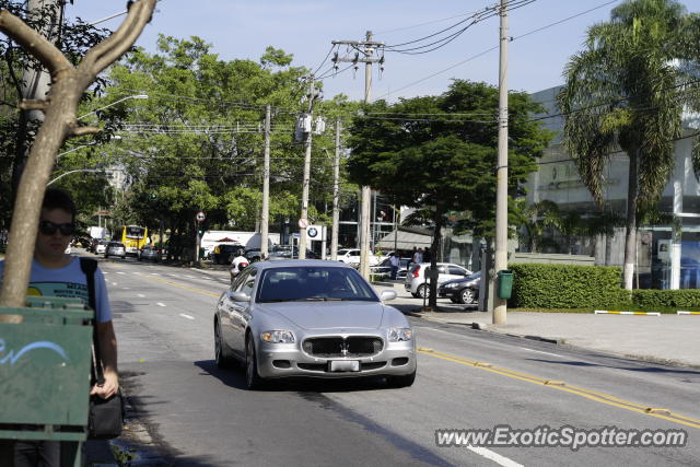 Maserati Quattroporte spotted in São Paulo, Brazil