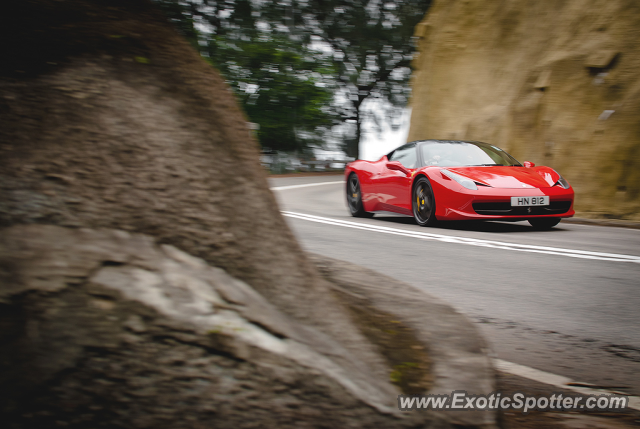 Ferrari 458 Italia spotted in Hong Kong, China