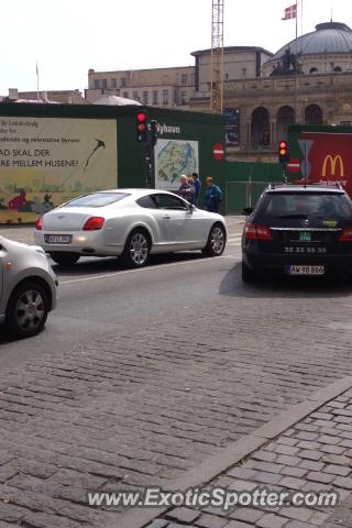 Bentley Continental spotted in Copenhagen, Denmark