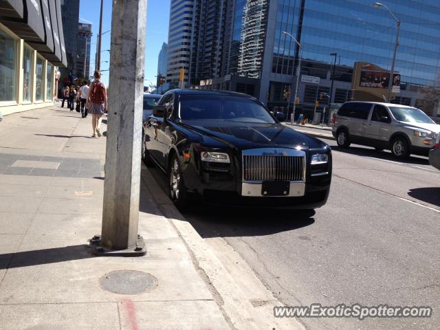 Rolls Royce Ghost spotted in Toronto, Canada