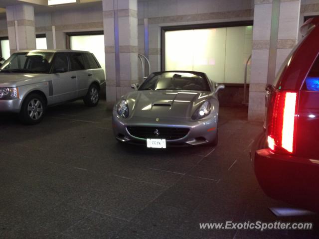 Ferrari California spotted in Toronto, Canada