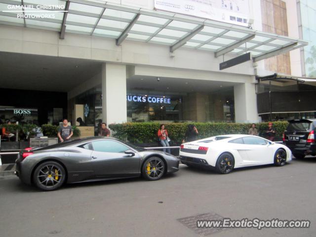 Ferrari 458 Italia spotted in Jakarta, Indonesia