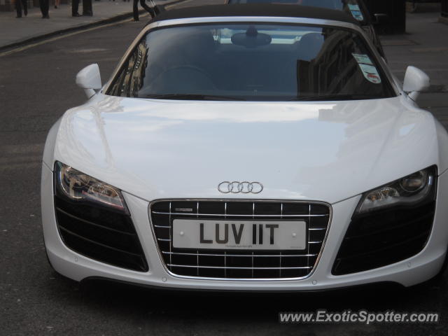 Audi R8 spotted in London, United Kingdom