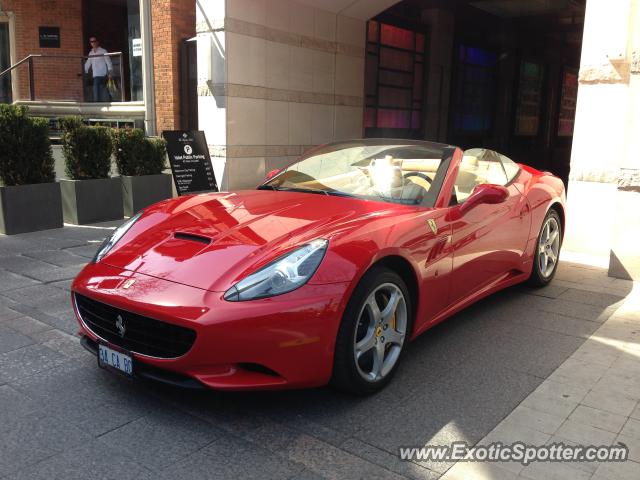 Ferrari California spotted in Toronto, Canada