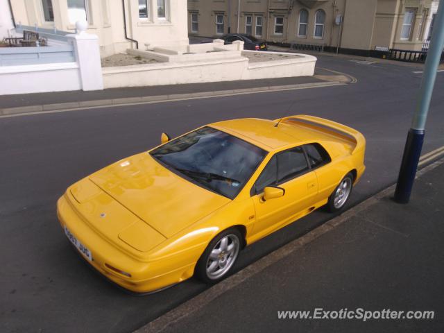 Lotus Esprit spotted in Port erin, United Kingdom