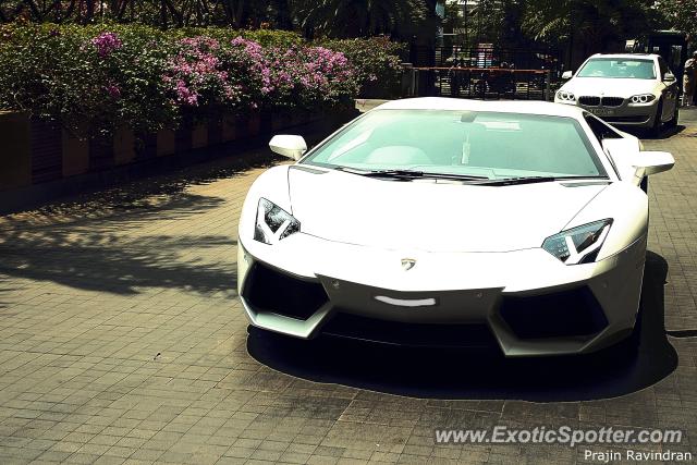 Lamborghini Aventador spotted in Bangalore, India