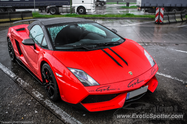 Lamborghini Gallardo spotted in A6, Germany