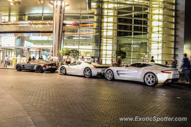 Aston Martin One-77 spotted in Dubai, United Arab Emirates