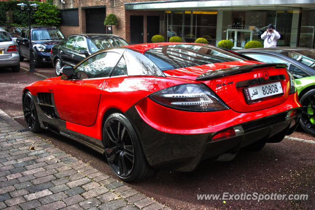 Mercedes SLR spotted in London, United Kingdom