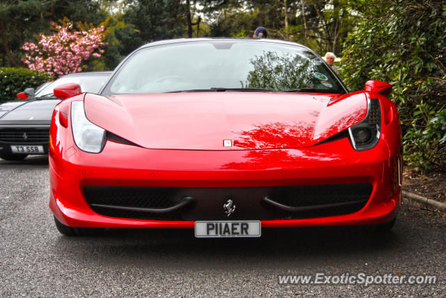 Ferrari 458 Italia spotted in Rugeley, United Kingdom