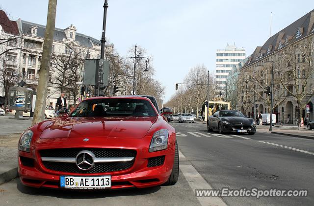 Mercedes SLS AMG spotted in Berlin, Germany