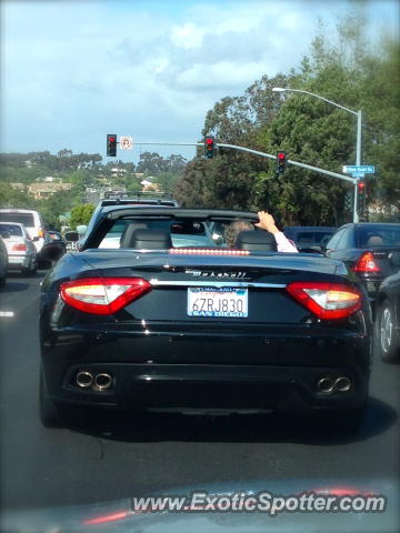 Maserati GranCabrio spotted in Carmel Valley, California