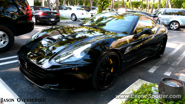 Ferrari California spotted in Bal Harbour, Florida