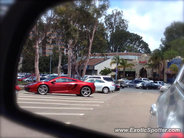 Mclaren MP4-12C spotted in La Jolla, California