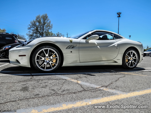 Ferrari California spotted in Paramus, New Jersey