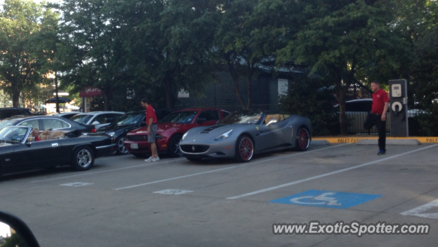 Ferrari California spotted in Dallas, Texas