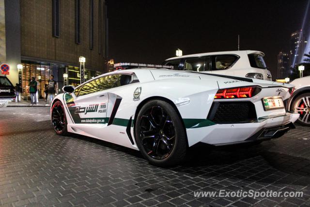 Lamborghini Aventador spotted in Dubai, United Arab Emirates